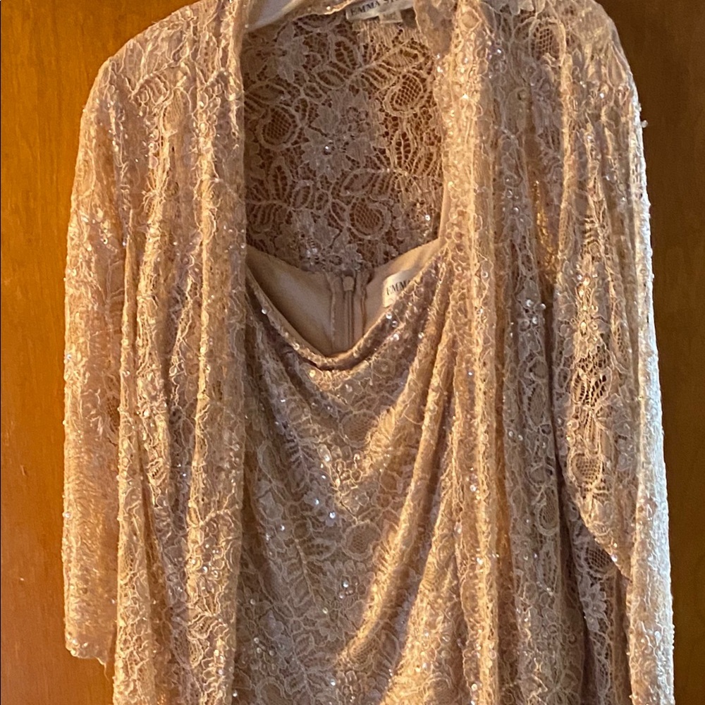 Mother of the bride or groom, floor length gown